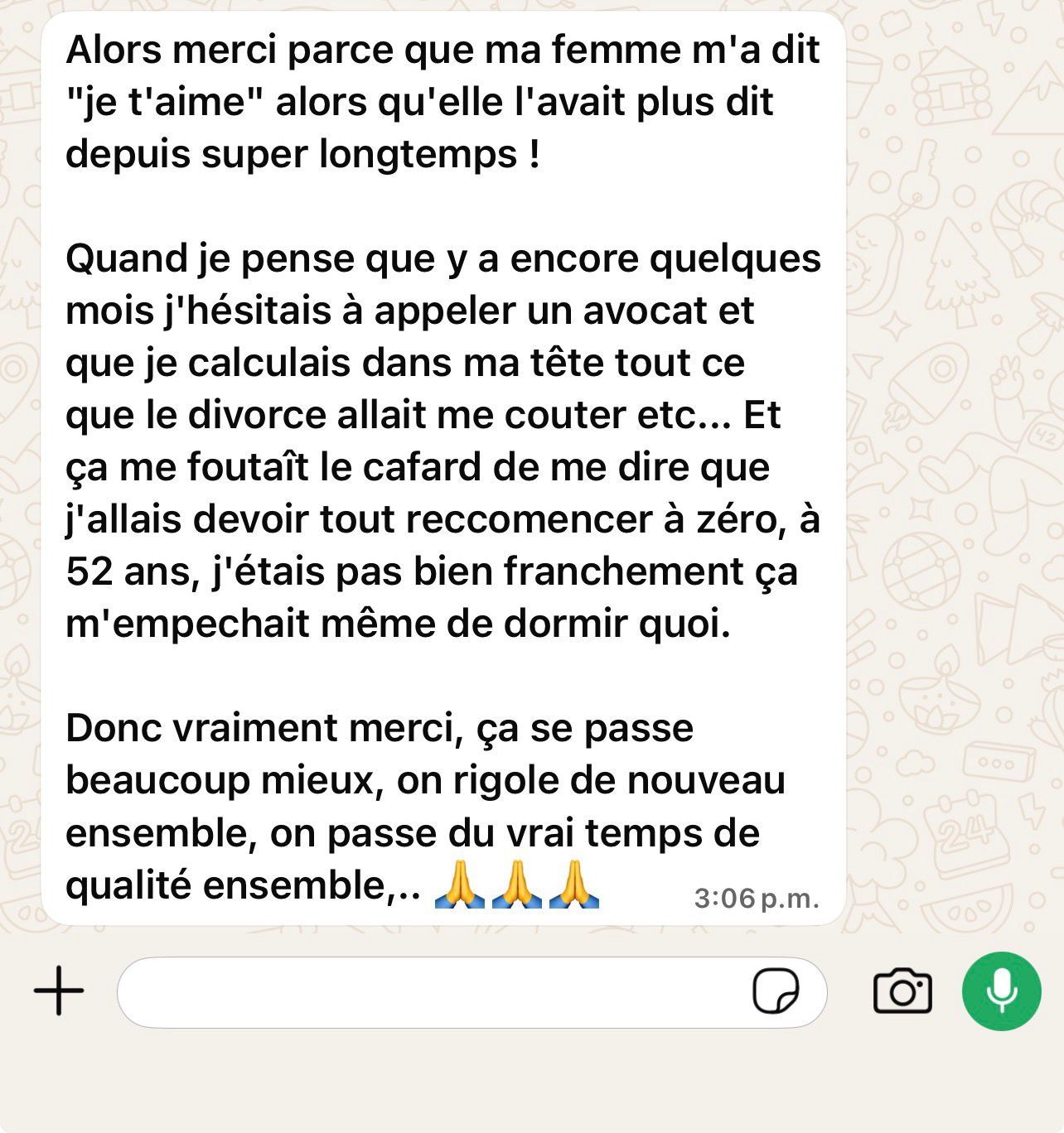 Temoignage 3